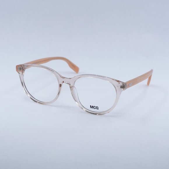 🕶️ New Alexander McQueen MQ0308O 008 Eyeglasses - Pink Frame 52mm - Picture 3 of 9